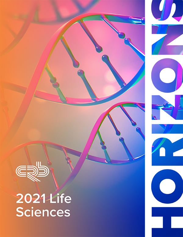 Horizons - 2021 Life Science Report Cover